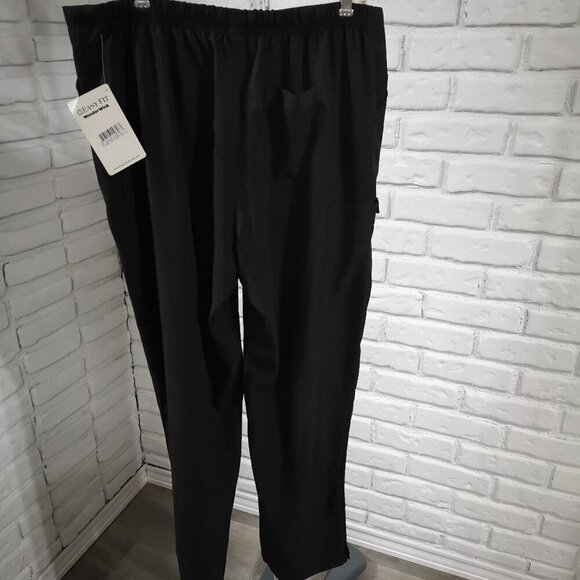 NWT Ladies Easy Fit Wonder Wink Size XL Black Straight Fit Lightweight Pants - Picture 4 of 14